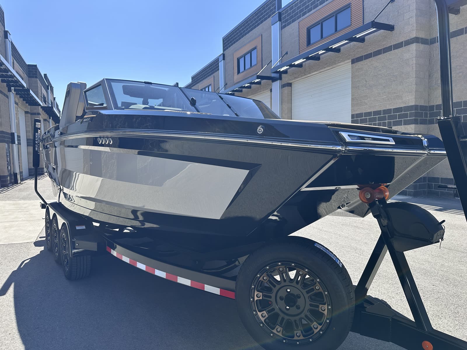 Black MasterCraft detailed and protected by Salty Mountain Detail & Protection, Utah