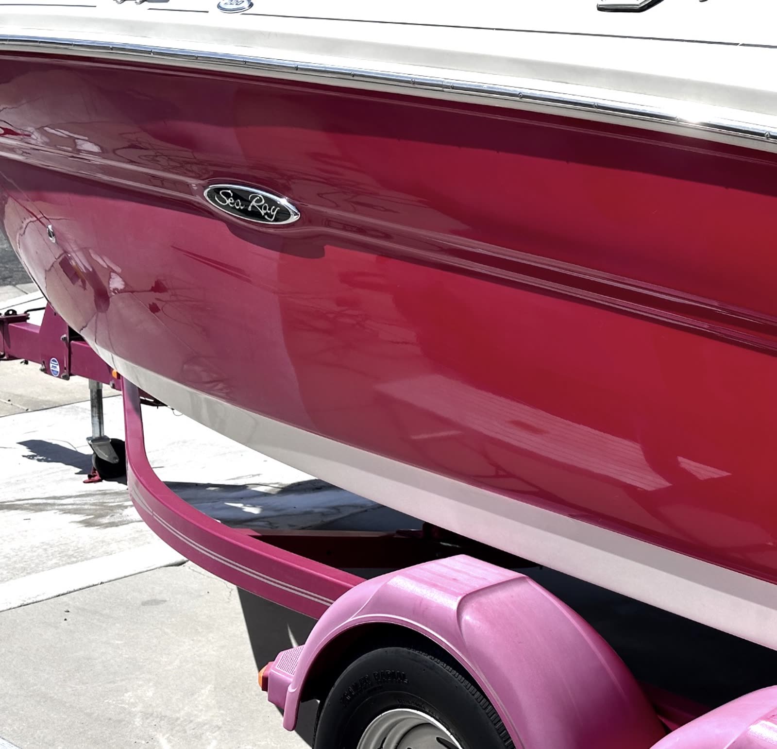 Sea Ray gloss detail